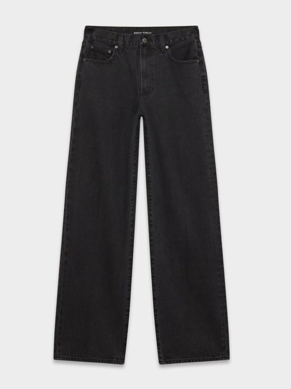🌟 DENIM FORUM 🌟 THE FARAH HI-RISE WIDE LEG JEANS BLACK WASH SZ 31